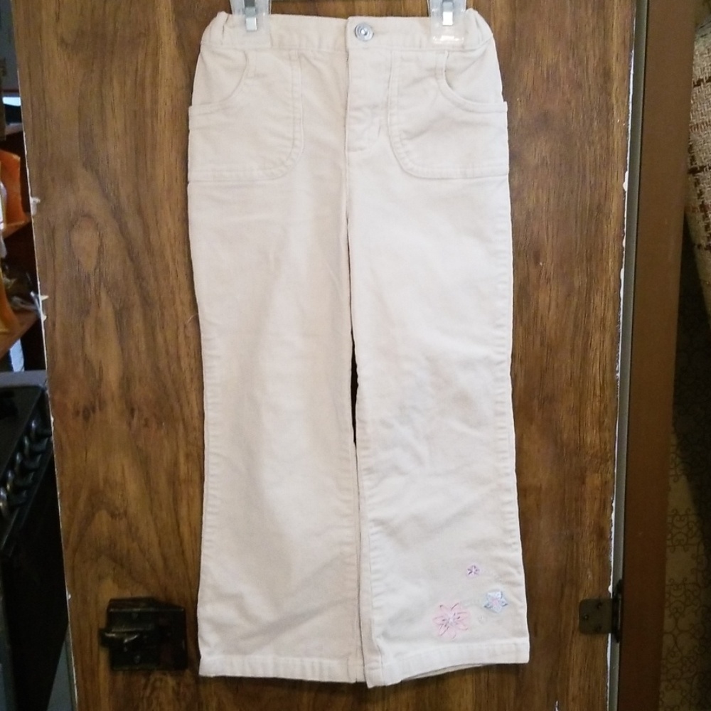 Covington ivory corduroy adjustable pants